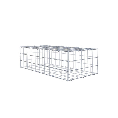 Schanskorf 100 cm x 30 cm x 50 cm (L x H x D), maaswijdte 10 cm x 10 cm, C-ring
