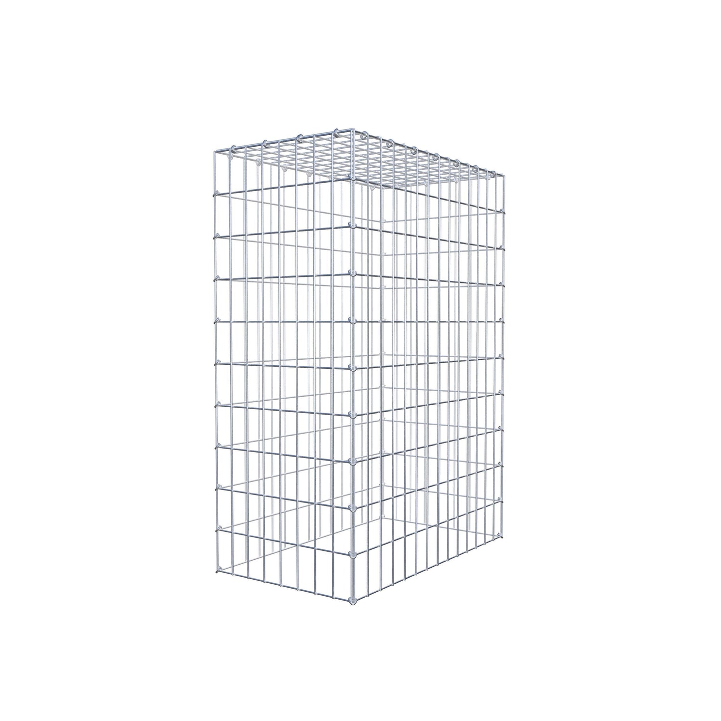 Gavión complementario de tipo 3 100 cm x 70 cm x 40 cm (largo x alto x fondo), malla 5 cm x 10 cm, anillo en C