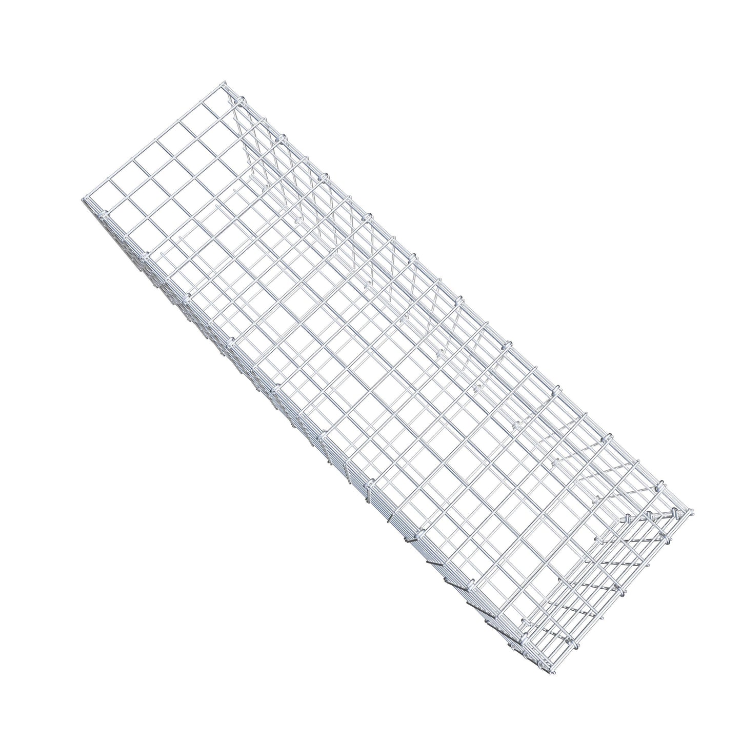 Gavión adicional tipo 2 100 cm x 30 cm x 30 cm (L x A x P), malla 5 cm x 5 cm, anillo en C