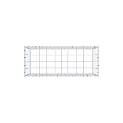 Gabbione 100 cm x 60 cm x 40 cm (L x H x P), maglia 10 cm x 10 cm, anello a C
