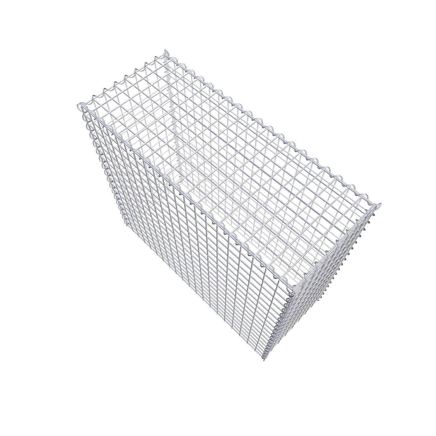 Gavión complementario tipo 3 100 cm x 90 cm x 40 cm (L x A x P), malla 5 cm x 5 cm, espiral