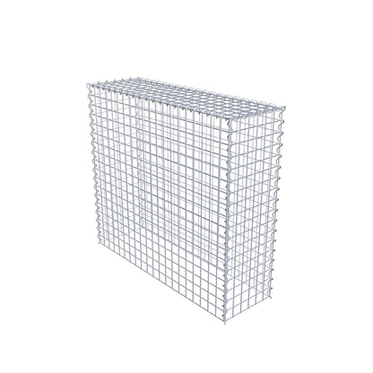Gabbione aggiuntivo tipo 3 100 cm x 90 cm x 30 cm (L x H x P), dimensione maglia 5 cm x 5 cm, a spirale