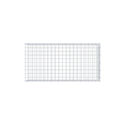 Gavión acoplable tipo 2 100 cm x 20 cm x 50 cm (L x A x P), malla 5 cm x 5 cm, anillo en C