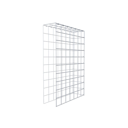 Mounted gabion type 4 100 cm x 70 cm x 20 cm (L x H x D), mesh size 10 cm x 10 cm, C-ring