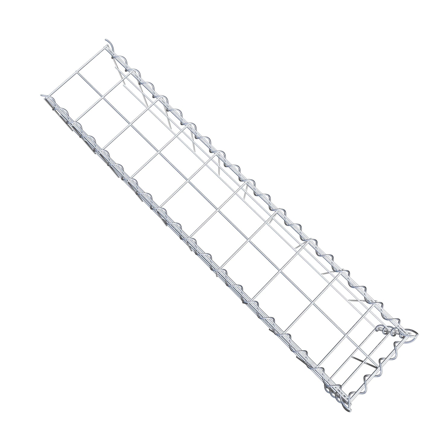 Gabião tipo 4 100 cm x 20 cm x 20 cm (C x A x P), malhagem 10 cm x 10 cm, espiral