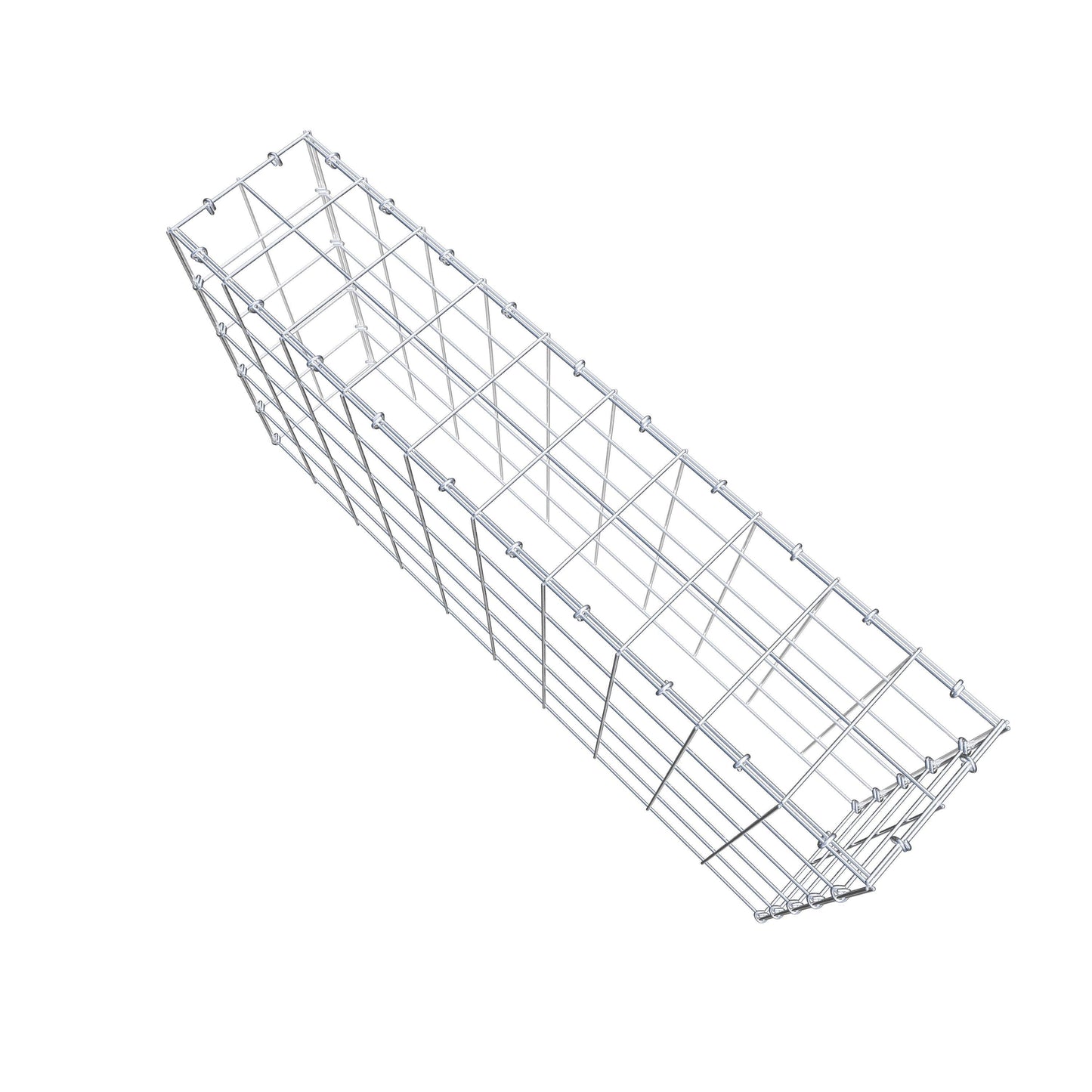 Gabião Tipo 3 100 cm x 50 cm x 20 cm (C x A x P), malhagem 10 cm x 10 cm, anel C