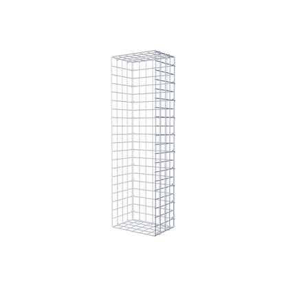 Gavión complementario tipo 2 100 cm x 20 cm x 30 cm (L x A x P), malla 5 cm x 5 cm, anillo en C