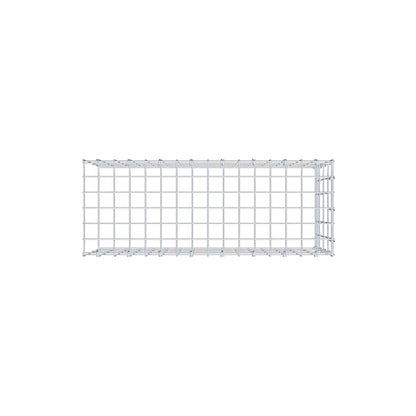 Pila adicional tipo 4 80 cm x 40 cm x 30 cm (L x A x P), malla 5 cm x 10 cm, anillo en C