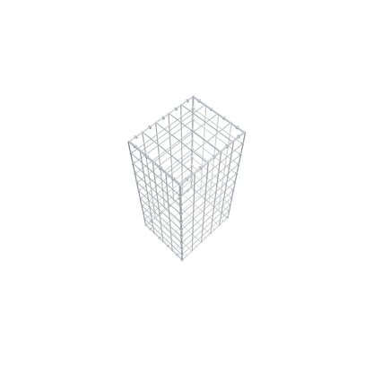 Gabião 100 cm x 40 cm x 50 cm (C x A x P), malhagem 10 cm x 10 cm, anel C