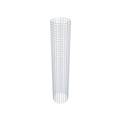 Gabion column around 37 cm diameter, 200 cm height, mesh size 5 cm x 5 cm
