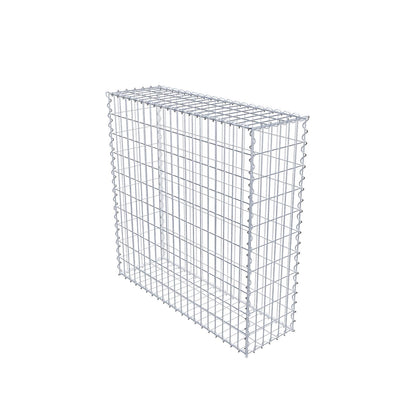 Set di 2 gabbioni 100 cm x 100 cm x 30 cm (L x A x P), maglia 5 x 10 cm, spirale