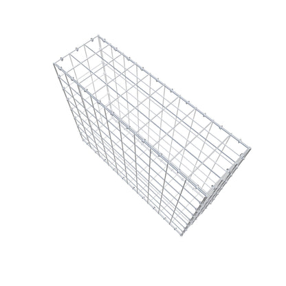 Gabion 100 cm x 80 cm x 30 cm (L x H x D), maskstorlek 10 cm x 10 cm, C-ring