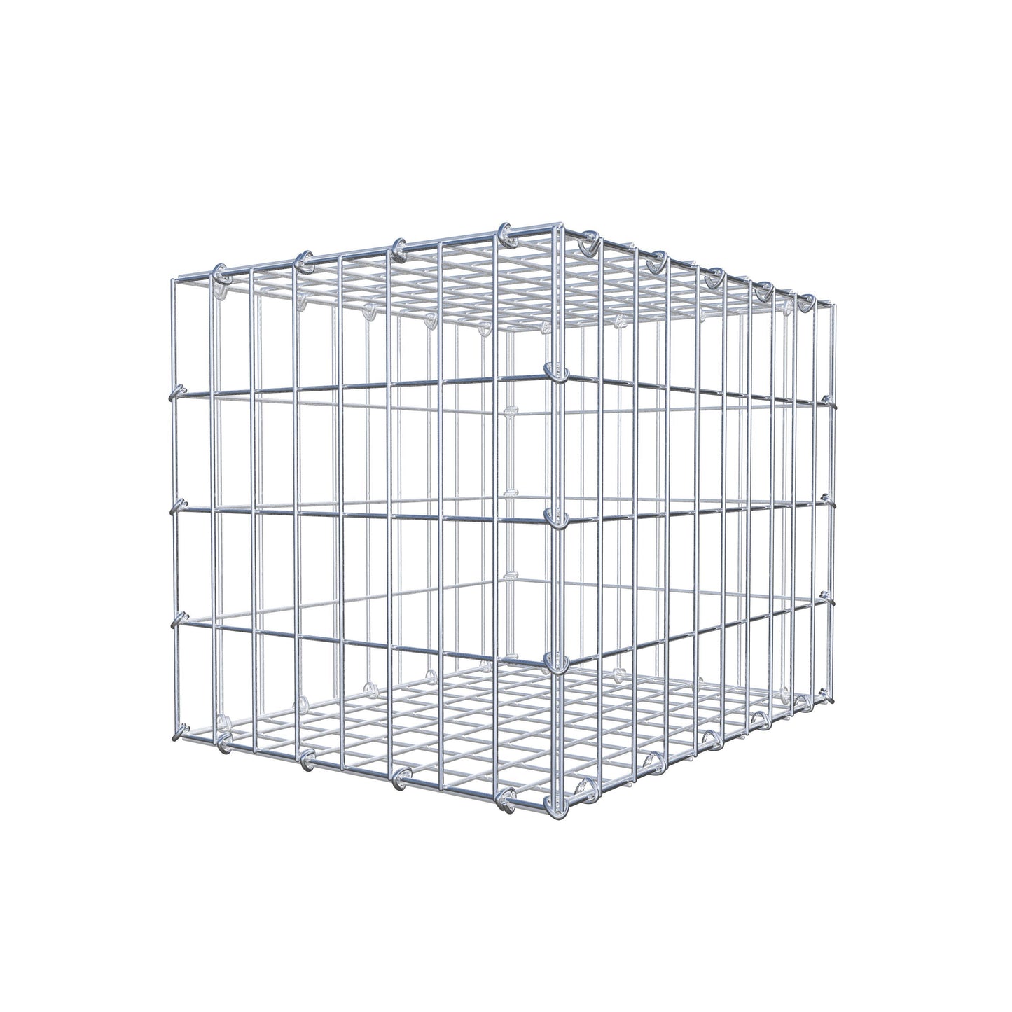 Schanskorf 50 cm x 40 cm x 40 cm (L x H x D), maaswijdte 5 cm x 10 cm, C-ring