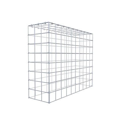 Mounted gabion type 3 100 cm x 80 cm x 30 cm (L x H x D), mesh size 10 cm x 10 cm, C-ring