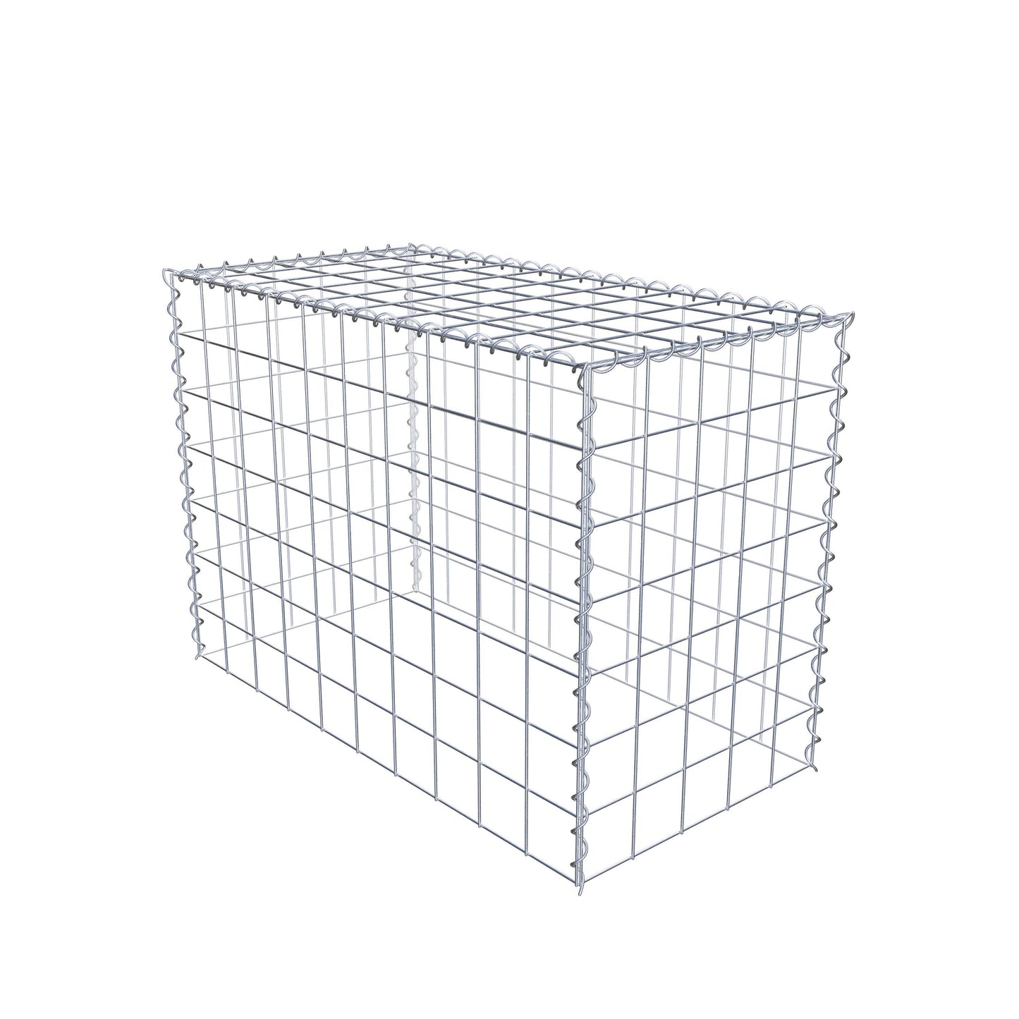 Gavión complementario tipo 3 100 cm x 70 cm x 50 cm (L x A x P), malla 10 cm x 10 cm, espiral