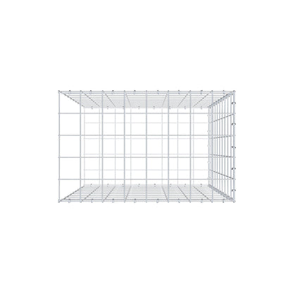 Anbaugabione Typ 2 100 cm x 80 cm x 50 cm (L x H x T), Maschenweite 10 cm x 10 cm, C-Ring