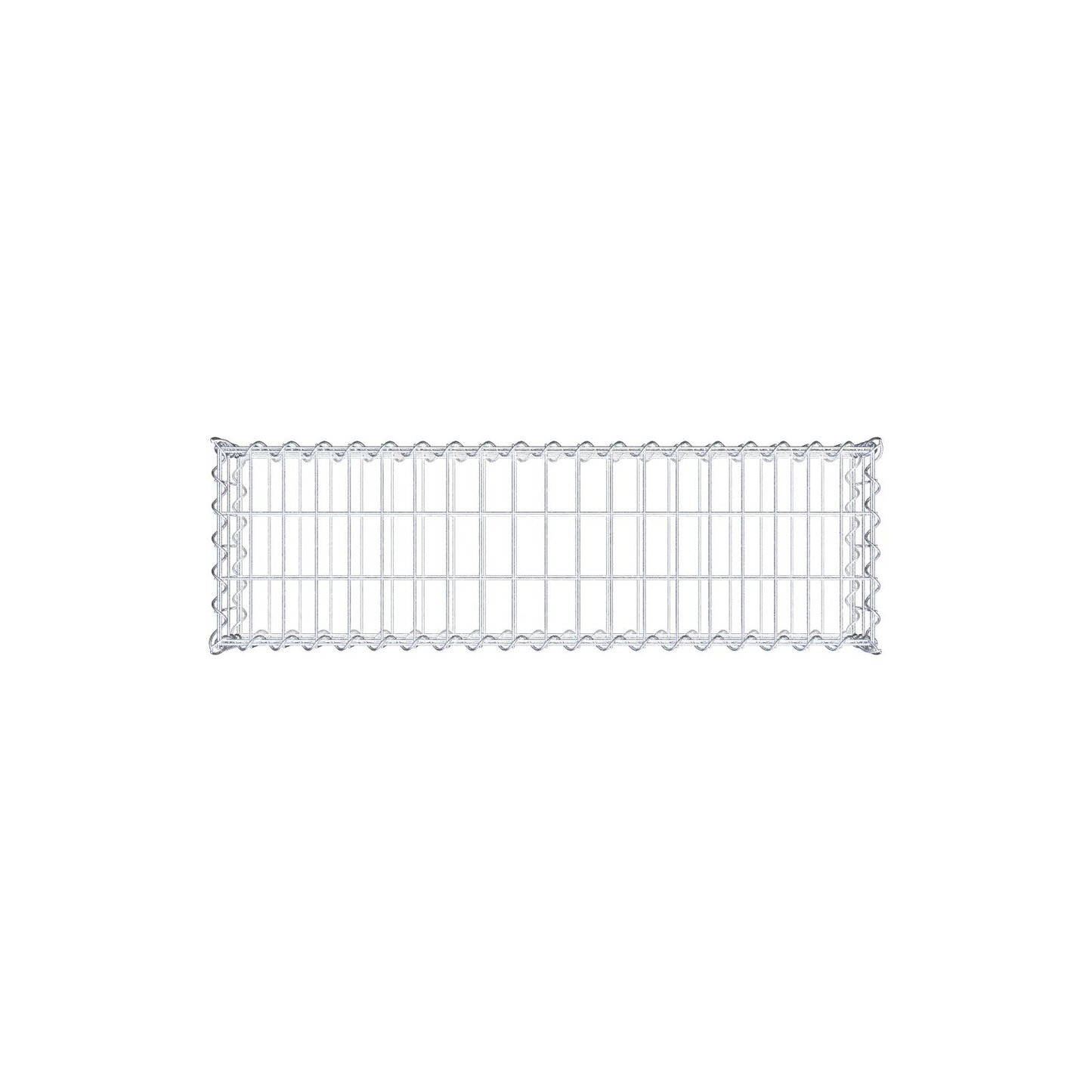 Gabion 100 cm x 20 cm x 30 cm (L x H x P), mailles 5 cm x 10 cm, spirale