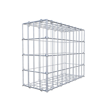 Gabião 50 cm x 40 cm x 20 cm (C x A x P), malhagem 5 cm x 10 cm, anel C
