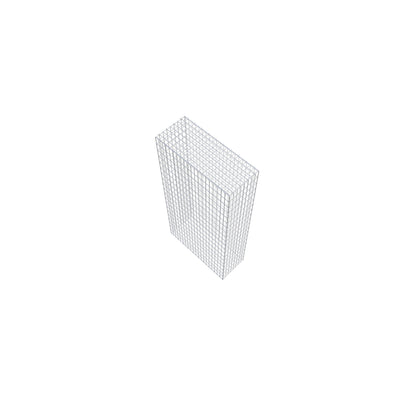 Schanskorf 200 cm x 100 cm x 40 cm (L x H x D), maaswijdte 5 cm x 10 cm, C-ring