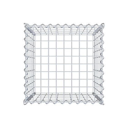 Opvokset gabion type 3 50 cm x 50 cm x 50 cm (L x H x D), maskestørrelse 5 cm x 10 cm, spiral