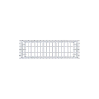 Schanskorf 100 cm x 80 cm x 30 cm (L x H x D), maaswijdte 5 cm x 10 cm, C-ring