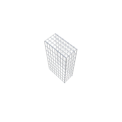 Anbaugabione Typ 4 80 cm x 40 cm x 20 cm (L x H x T), Maschenweite 5 cm x 10 cm, C-Ring