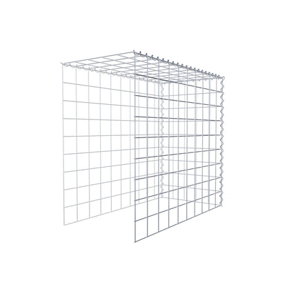Gabbione aggiuntivo tipo 4 100 cm x 90 cm x 50 cm (L x H x P), maglia 10 cm x 10 cm, spirale