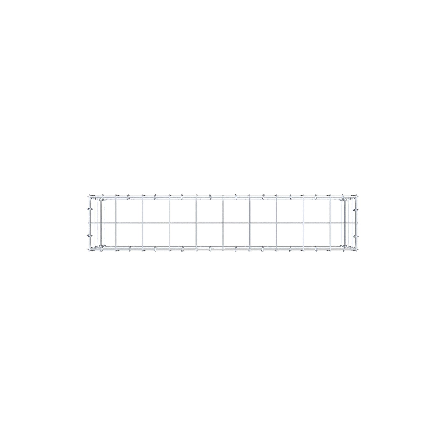 Gavión complementario de tipo 3 100 cm x 40 cm x 20 cm (L x A x P), malla 10 cm x 10 cm, anillo en C