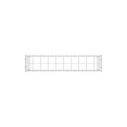 Gavión complementario de tipo 3 100 cm x 40 cm x 20 cm (L x A x P), malla 10 cm x 10 cm, anillo en C