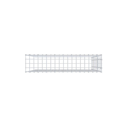 Gavión adicional tipo 4 100 cm x 90 cm x 20 cm (L x A x P), malla 5 cm x 10 cm, anillo en C
