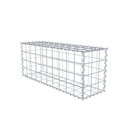 Gabion 100 cm x 40 cm x 30 cm (L x H x D), mesh size 10 cm x 10 cm, spiral