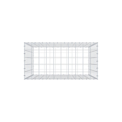 Schanskorf 100 cm x 100 cm x 50 cm (L x H x D), maaswijdte 10 cm x 10 cm, C-ring