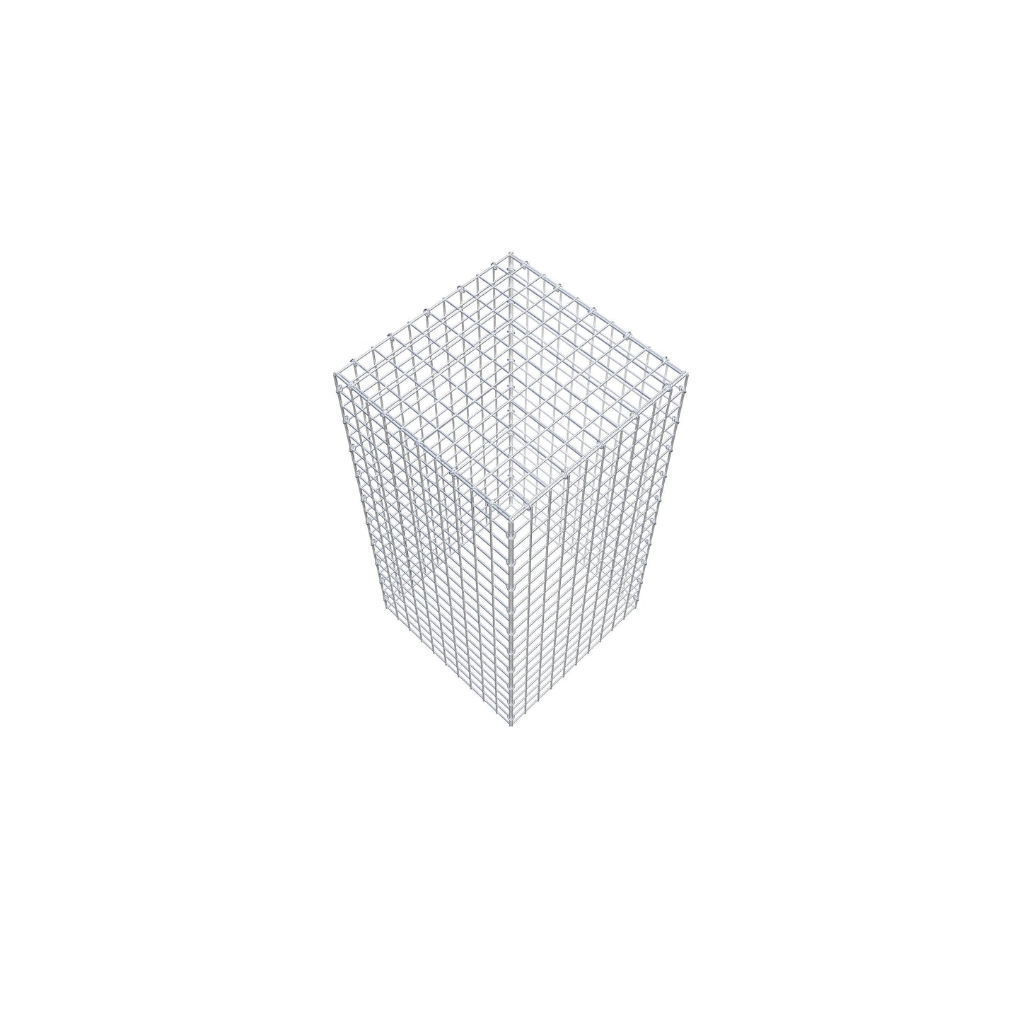 Fourche rapportée type 3 100 cm x 50 cm x 50 cm (L x H x P), mailles 5 cm x 5 cm, anneau C