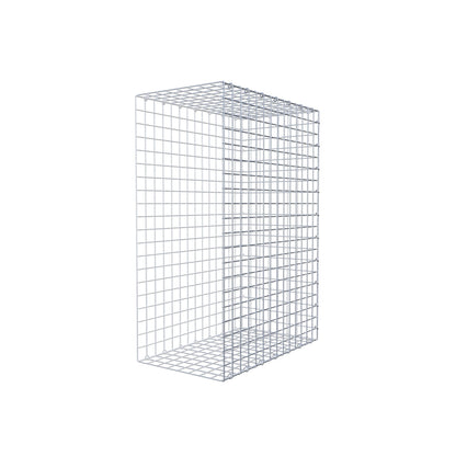 Type 2 oplegkorf 100 cm x 70 cm x 40 cm (L x H x D), maaswijdte 5 cm x 5 cm, C-ring