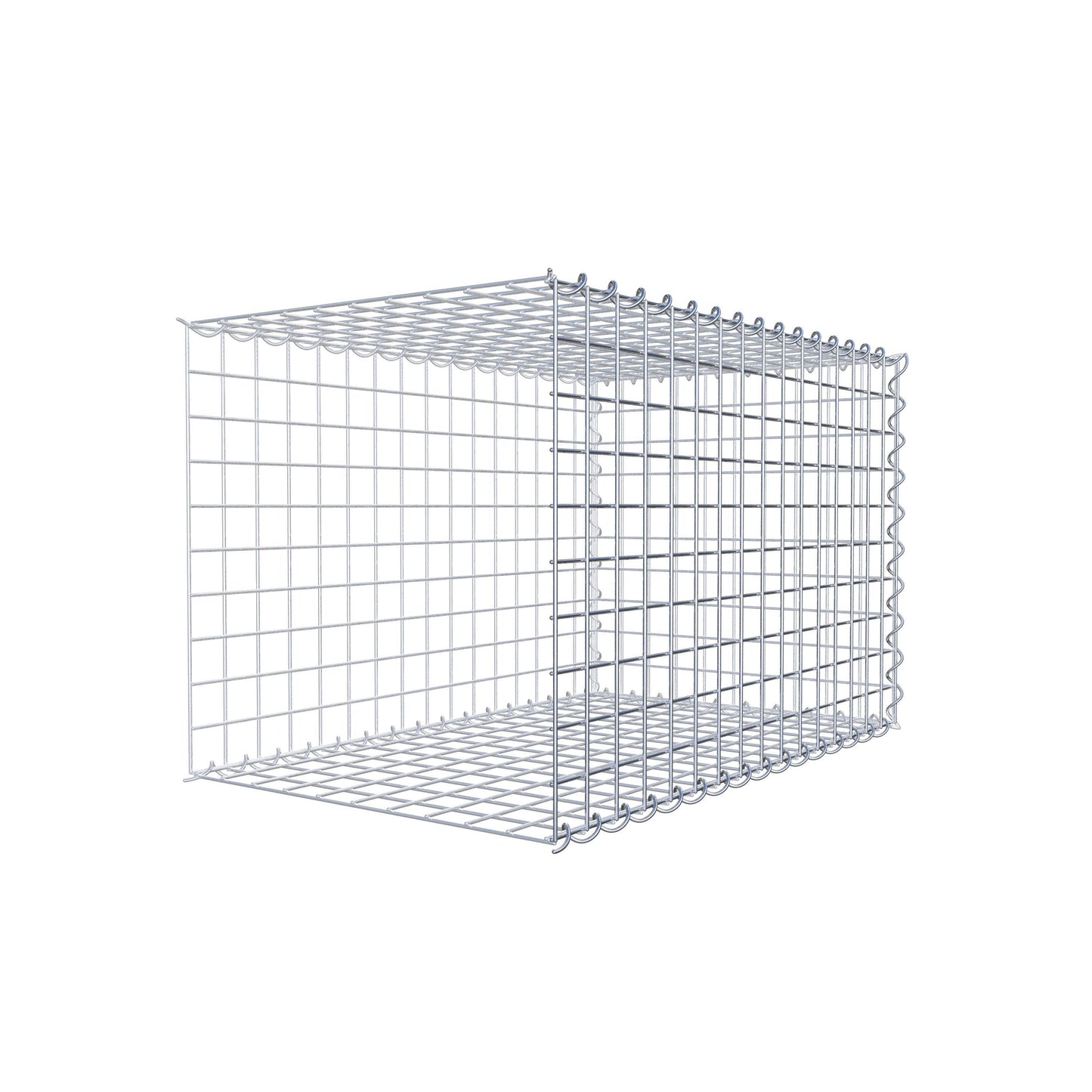 Gavión complementario tipo 2 80 cm x 50 cm x 50 cm (L x A x P), malla 5 cm x 5 cm, espiral