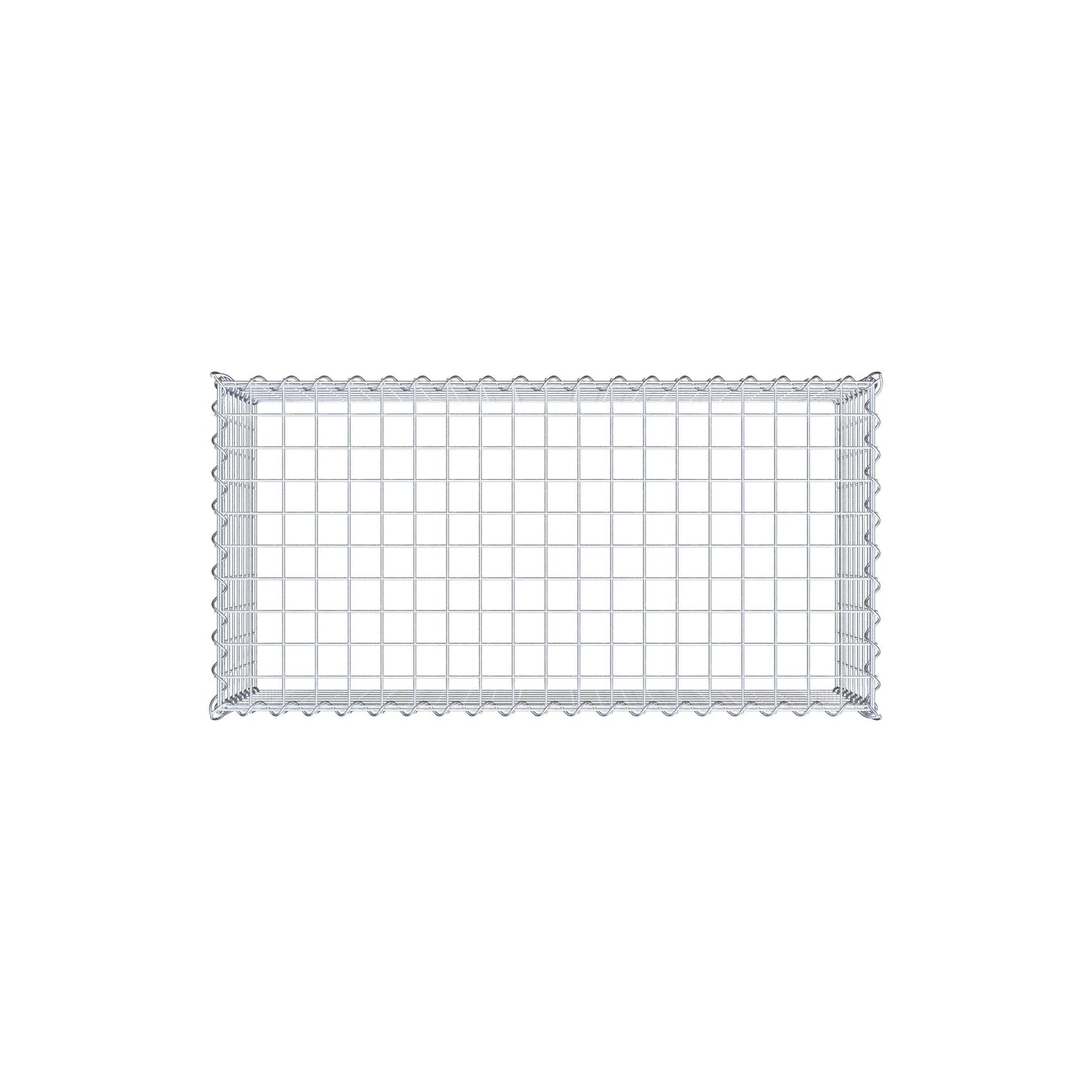 Gavión complementario tipo 3 100 cm x 40 cm x 50 cm (L x A x P), malla 5 cm x 5 cm, espiral