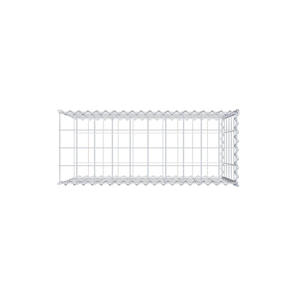 Opvokset gabion type 2 100 cm x 60 cm x 40 cm (L x H x D), maskestørrelse 10 cm x 10 cm, spiral