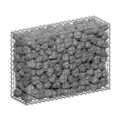 Gabião 100 cm x 70 cm x 30 cm (C x A x P), malhagem 5 cm x 5 cm, espiral