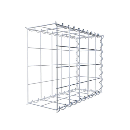 Opvokset gabion type 2 50 cm x 40 cm x 20 cm (L x H x D), maskestørrelse 10 cm x 10 cm, spiral