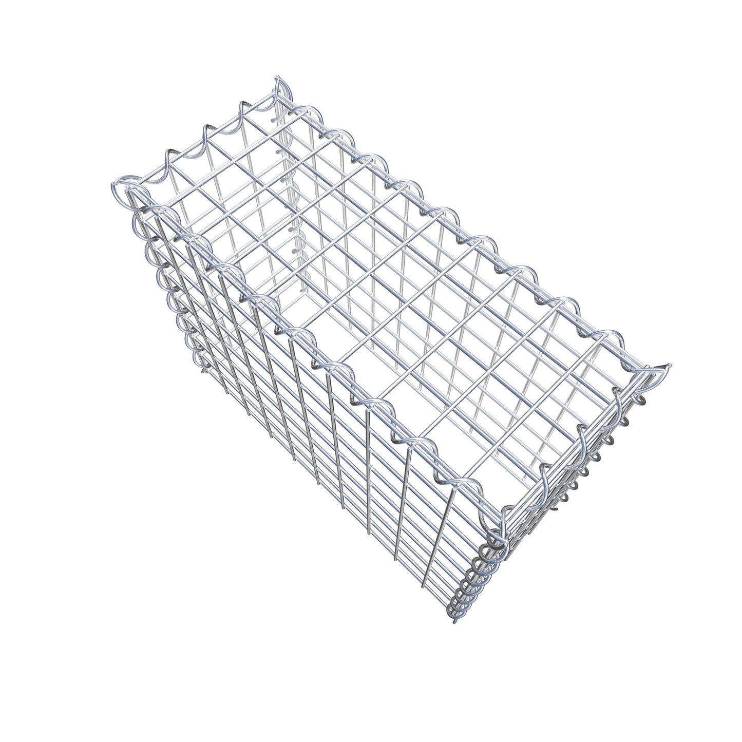 Gavión adicional tipo 3 50 cm x 40 cm x 20 cm (L x A x P), malla 5 cm x 5 cm, en espiral
