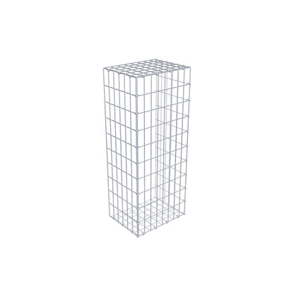 Fourche rapportée type 2 100 cm x 30 cm x 40 cm, mailles 5 cm x 10 cm, anneau en C