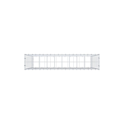 Gabião 100 cm x 90 cm x 20 cm (C x A x P), malhagem 10 cm x 10 cm, anel C