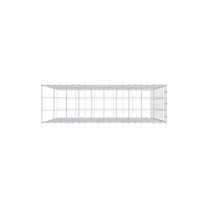 Gavión acoplable tipo 2 100 cm x 100 cm x 30 cm (L x A x P), malla 10 cm x 10 cm, anillo en C