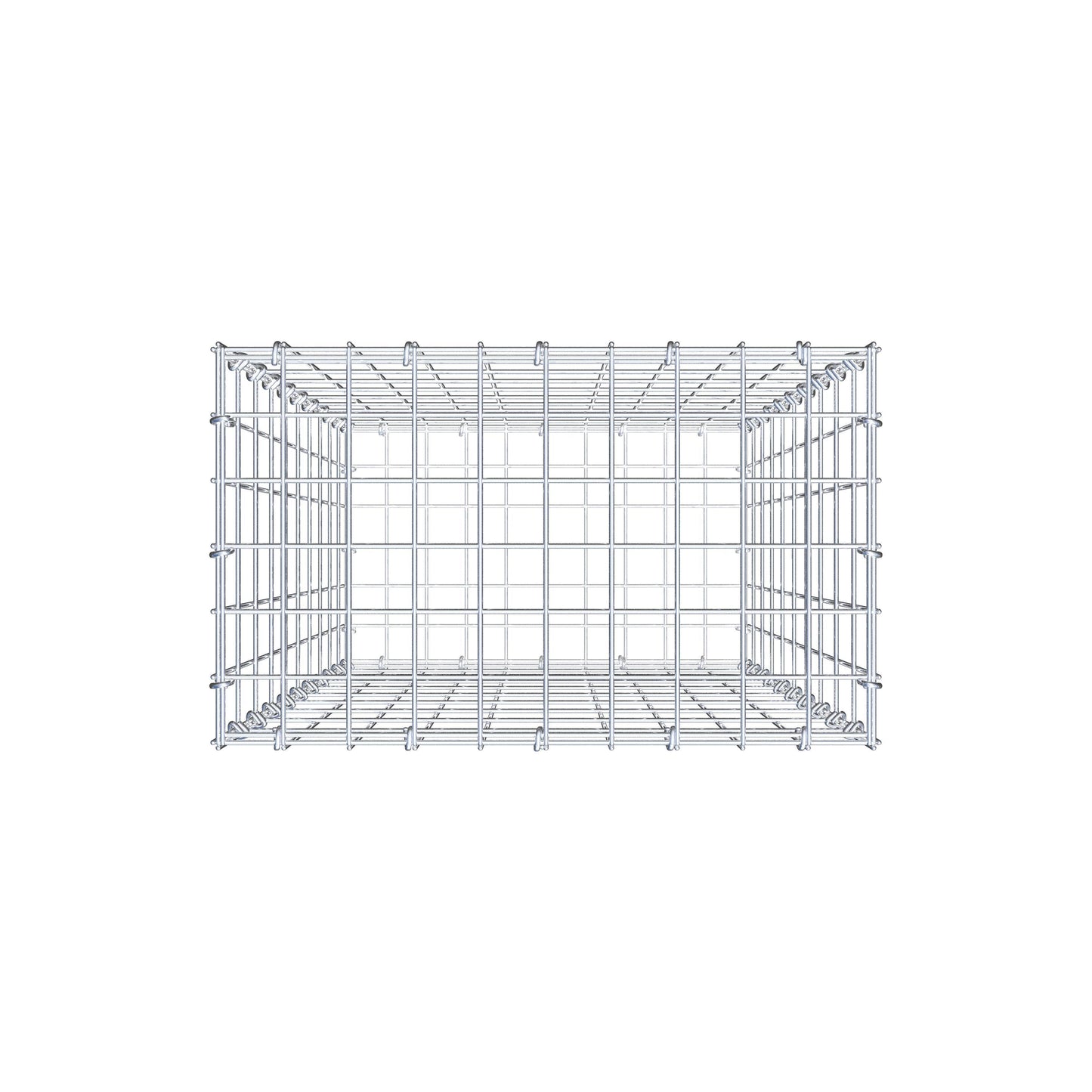 Gabione 100 cm x 50 cm x 30 cm (L x H x T), Maschenweite 5 cm x 10 cm, C-Ring