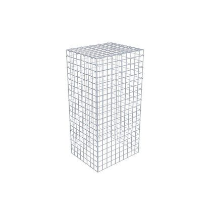 Fourche rapportée type 3 100 cm x 40 cm x 50 cm (L x H x P), mailles 5 cm x 5 cm, anneau C