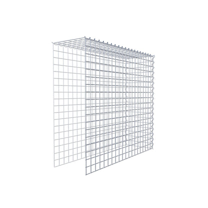 Gavión adulto tipo 4 100 cm x 90 cm x 30 cm (largo x alto x profundidad), tamaño de malla 5 cm x 5 cm, espiral