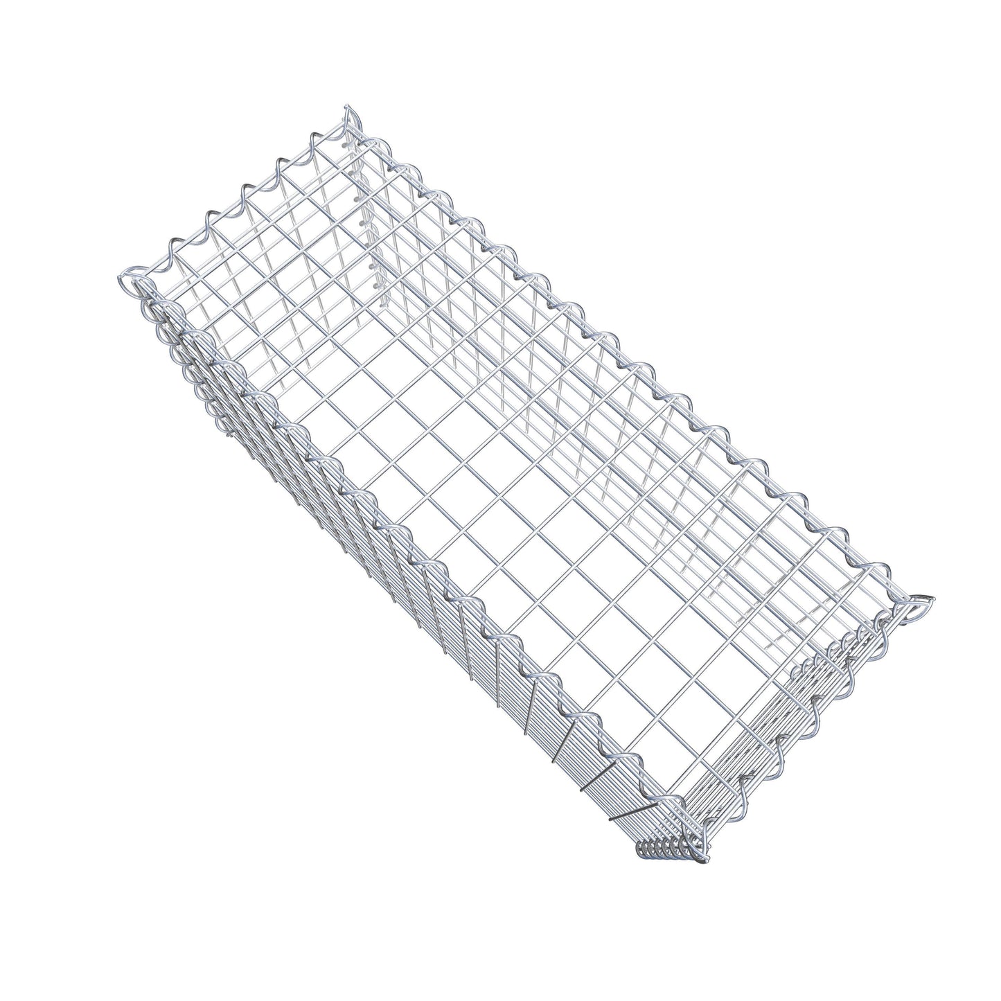 Gavión complementario tipo 3 80 cm x 40 cm x 30 cm (L x A x P), malla 5 cm x 5 cm, espiral