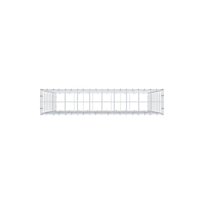 Gabion 100 cm x 100 cm x 20 cm (L x H x D), maskstorlek 10 cm x 10 cm, C-ring