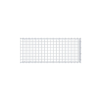 Gavión complementario de tipo 2 100 cm x 20 cm x 40 cm (largo x alto x fondo), malla 5 cm x 5 cm, anillo en C