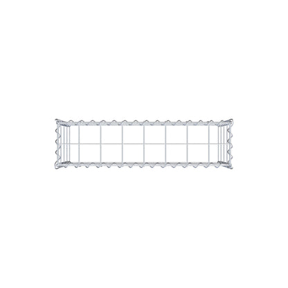 Gavión adicional tipo 3 80 cm x 40 cm x 20 cm (L x A x P), malla 10 cm x 10 cm, en espiral